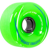 Hawgs Longboard Wheels:  Tracers 67mm 78a Green Wheels- Edge Boardshop