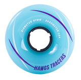 Hawgs Longboard Wheels:  Tracers 67mm 78a Blue Wheels- Edge Boardshop