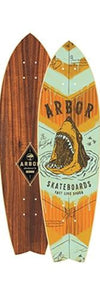 Arbor Longboard Deck: 2016 GB Sizzler Shark 32 Boards- Edge Boardshop