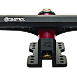 Arsenal Longboard Trucks: Precision 182mm Black Trucks- Edge Boardshop