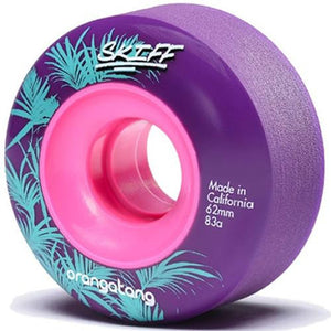 Orangatang Longboard Wheels: Skiff 62mm 83a Purple Wheels- Edge Boardshop