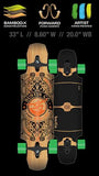 Bustin Longboard Deck: 2016 Maestro Mini 33 Boards- Edge Boardshop