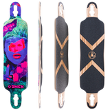 Omen Longboards Deck: 2016 Neon Icon 40 Boards- Edge Boardshop