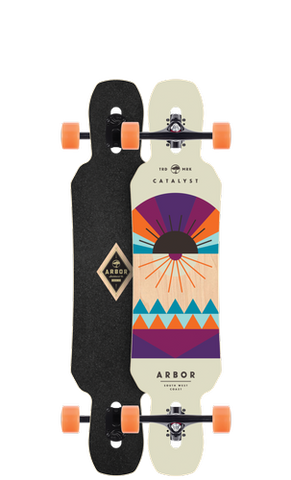 Arbor Longboard Deck: 2016 Catalyst 40 Boards- Edge Boardshop