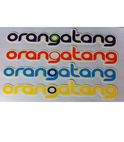 Orangatang Stickers: 7" Sticker Stickers- Edge Boardshop