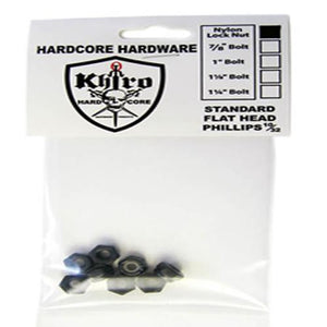 Khiro Hardware: Truck Mount Lock Nuts 8pk Hardware- Edge Boardshop