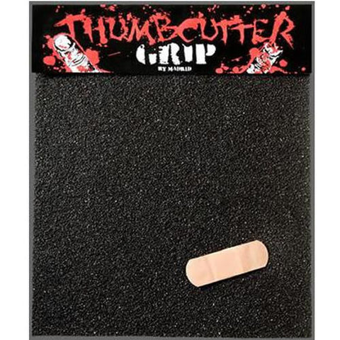 Madrid Grip Tape: Flypaper Thumbcutter 11"  4pack Grip Tape- Edge Boardshop