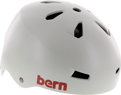 BERN MACON SATIN LIGHT GREY S HELMET