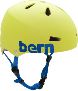 BERN MACON MATTE NEON YELLOW XL HELMET