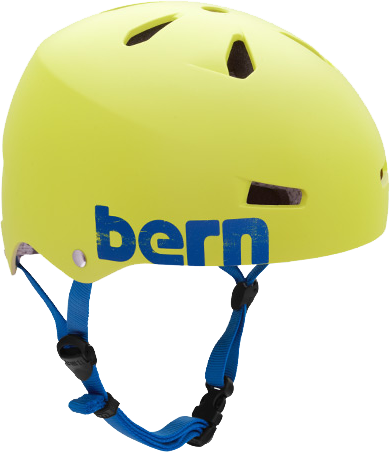 BERN MACON MATTE NEON YELLOW XL HELMET