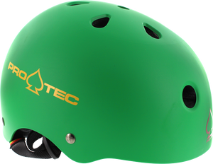 PROTEC CLASSIC RUBBER RASTA GRN-L HELMET