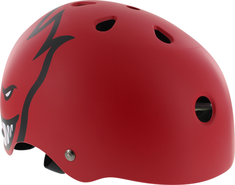 PROTEC CLASSIC SPITFIRE XL-RED MATTE HELMET