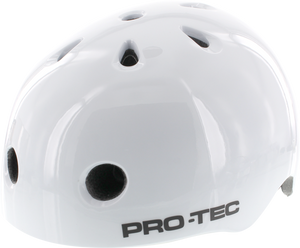 PROTEC STREET LITE GLOSS WHT M HELMET cpsc