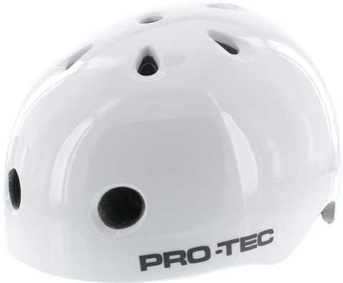 PROTEC STREET LITE GLOSS WHT M HELMET cpsc