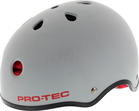 PROTEC(CPSC)HASSAN CLASSIC XS-MATTE GREY/RD HELMET