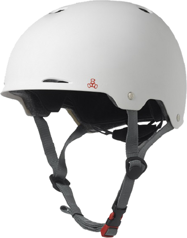 T8 GOTHAM HELMET XS/S-WHITE MATTE RUBBER cpsc/astm