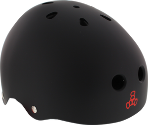 T8 LIL 8 HELMET BLACK RUBBER cpsc