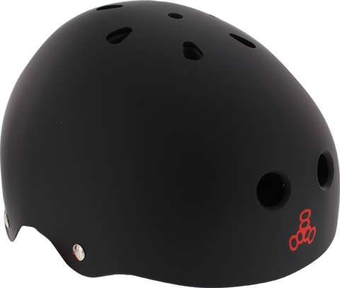 T8 LIL 8 HELMET BLACK RUBBER cpsc