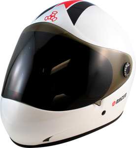 T8 RACER II HELMET XS-WHITE GLOSS cpsc/atsm