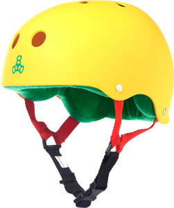 TRIPLE 8 HELMET RASTA YELLOW S