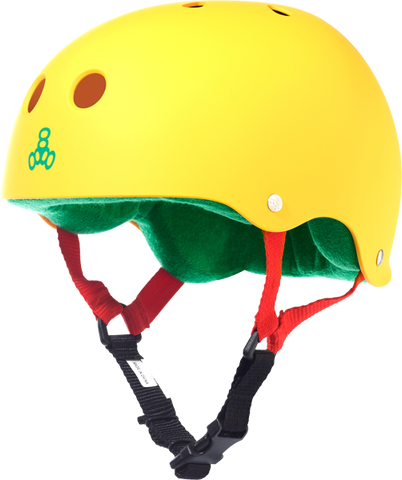 TRIPLE 8 HELMET RASTA YELLOW S