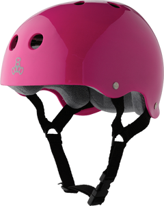 TRIPLE 8 HELMET PINK GLOSS/GREY S