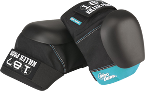 187 PRO DERBY KNEE PADS XS-BLK/BLUE