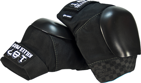 187 PRO DERBY KNEE PADS XS-BLK/BLK