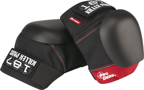 187 PRO DERBY KNEE PADS XS-BLK/RED