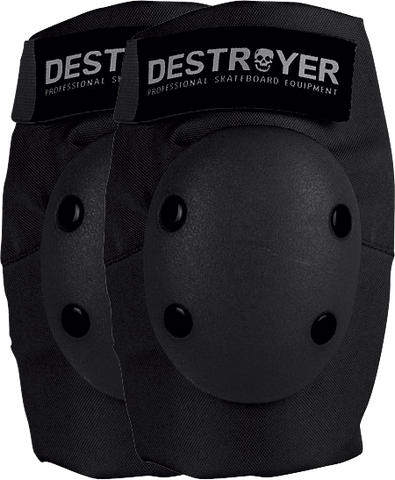 DESTROYER PRO ELBOW XS-BLACK/BLACK