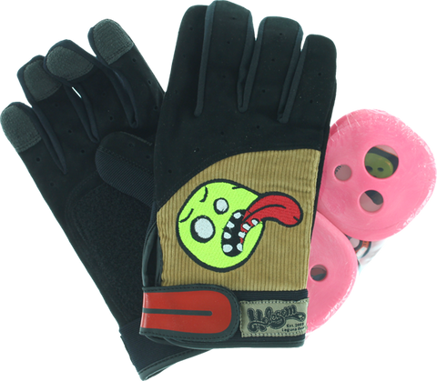 HOLESOM CORDS SLIDE GLOVES S/M-BLK/BRN/ASST