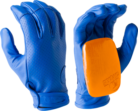 SEC9 DRIVER II SLIDE GLOVES L/XL-BLUE NEON