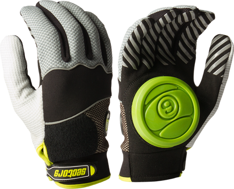 SEC9 APEX SLIDE GLOVES S/M-BLACK(GREY/BLK/LIME)