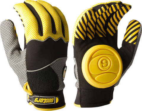 SEC9 APEX SLIDE GLOVES S/M-YELLOW(YEL/GREY/BLK)