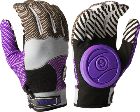 SEC9 APEX SLIDE GLOVES L/XL-PURPLE(GREY/BLK/PURP)