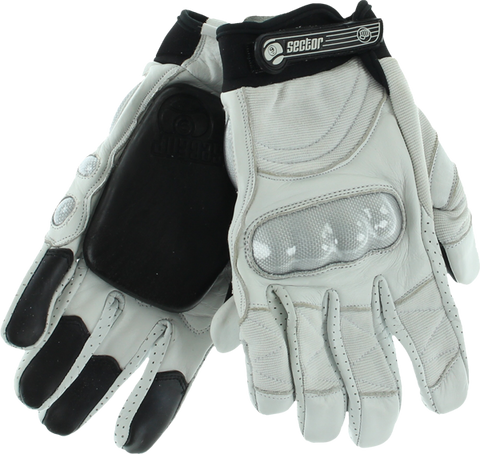 SEC9 BOXER II SLIDE GLOVES S/M-WHITE