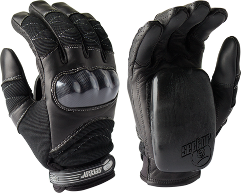 SEC9 BOXER II SLIDE GLOVES L/XL-BLACK