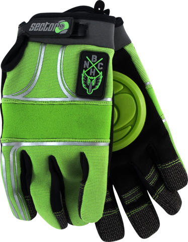 SEC9 BHNC SLIDE GLOVES S/M-GREEN