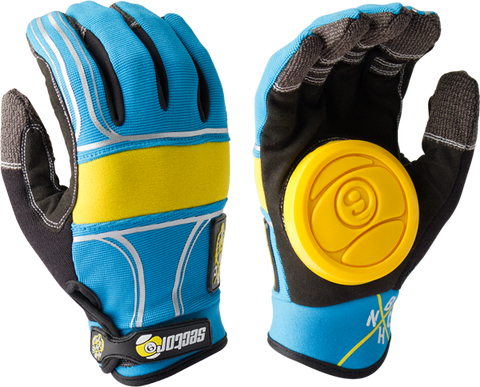 SEC9 BHNC SLIDE GLOVES S/M-BLUE