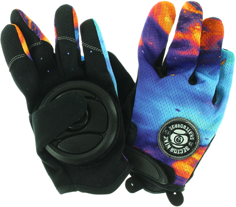 SEC9 RUSH SLIDE GLOVES M-BLK/COSMOS