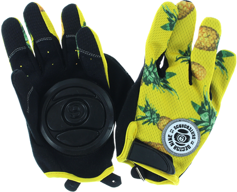 SEC9 RUSH SLIDE GLOVES XL-BLK/YEL