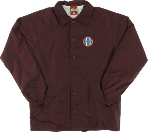 BAKER ROTC COACHES JACKET XL-MAROON