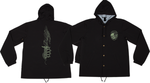 CREATURE TRENCH KNIFE HOODED WINDBREAKER S-BLK