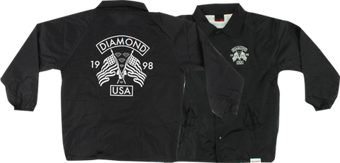 DIAMOND USA COACHES JACKET XL-BLK