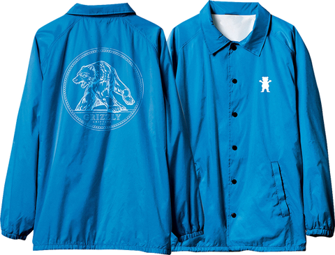 GRIZZLY ARENA COACHES JACKET S-ROYAL