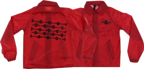 INDEPENDENT OG PATTERN WINDBREAKER M-RED/BLK