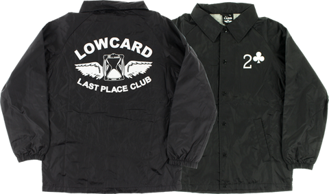 LOWCARD LAST PLACE CLUB COACHES JACKET XL-BLACK