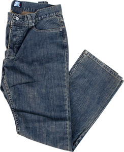 GIRL JEAN 28-ANTIQUE INDIGO fitted