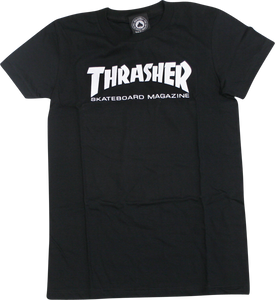 THRASHER MAG LOGO GIRLS SS S-BLACK