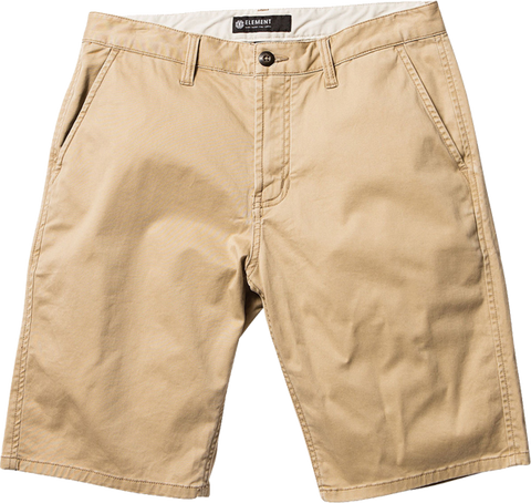 ELE HOWLAND FLEX CHINO SHORTS 34-DESERT KHAKI